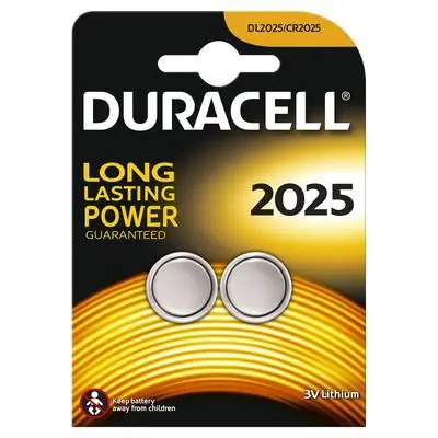 Duracell Lithium CR2025 3V (2 stuks)
