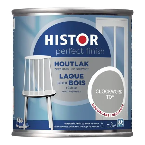 Histor Perfect Finish Houtlak Clockwork Toy Hoogglans 250 ml.