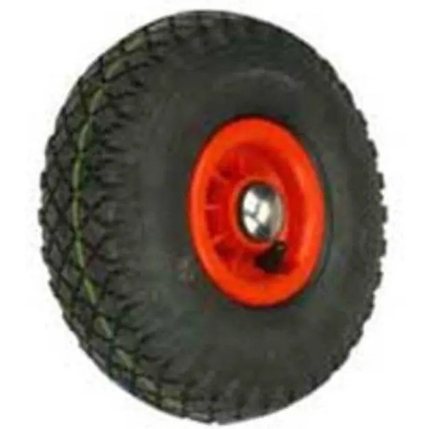 Steekwagenwiel 300-4 (260x85)- FORT- 2ply velg rood