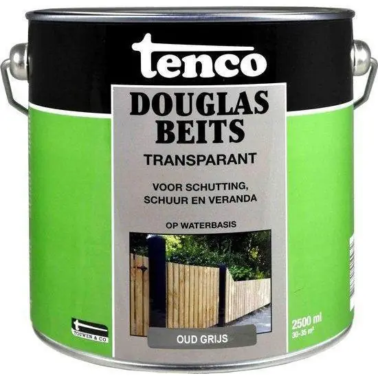 Tenco Douglas Beits transparant oud grijs 2,5 liter