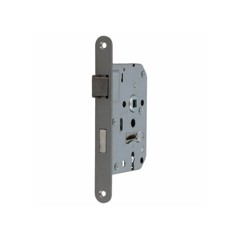 VEILIG BP BSW 12 DNSL 50 55 174 R20-3 31 L/R binnendeurslot SL 55 afger. voorpl. wit gelakt incl. 2 sleutels draair. 1,2,3,4