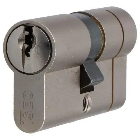 VEILIG profielcilinder standaard 30/30 nikkel