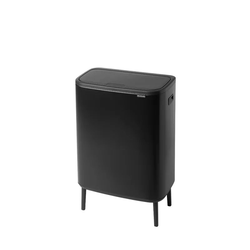 Brabantia Bo Touch Bin Hi afvalemmer 60 ltr. Matt Zwart