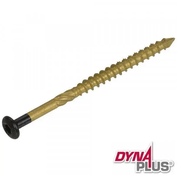 Dynaplus gevelschroef AR-Bronze CK ZWARTE KOP TX-15 4.0x50/28 (200)