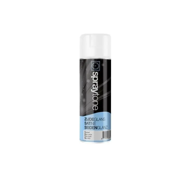 Spraytone Zijdeglans binnen/buiten parelwit 400 ml.