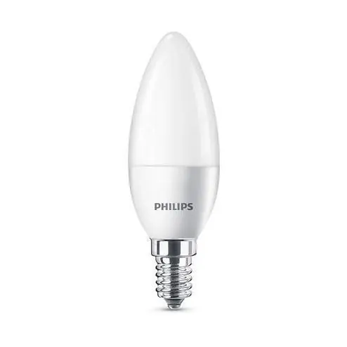 Philips LED kaarslamp mat E14 5,5W (40W) warm wit - 6 stuks