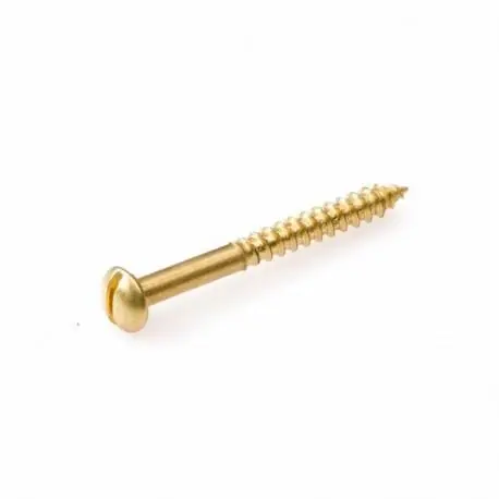 Home-fix houtschroef messing blank BK ZS 4.0x25 (20)
