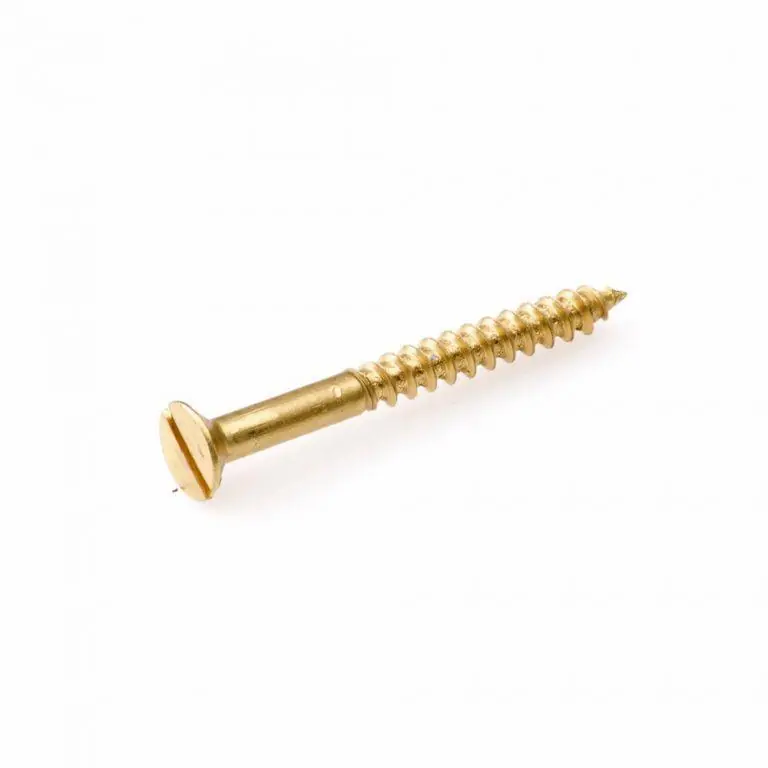 Home-fix houtschroef messing blank PK ZS 2.5x12 (35)