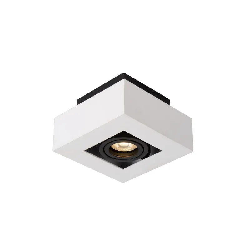 Lucide Xirax plafondspot LED Dim to warm GU10 1x5W wit
