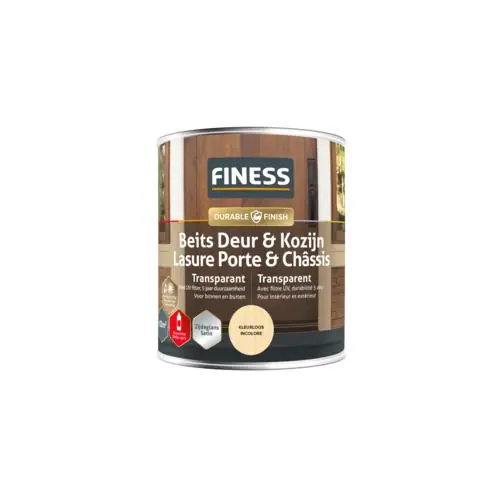 Finess Beits UV Transparant - Zijdeglans buiten mahonie 750 ml.