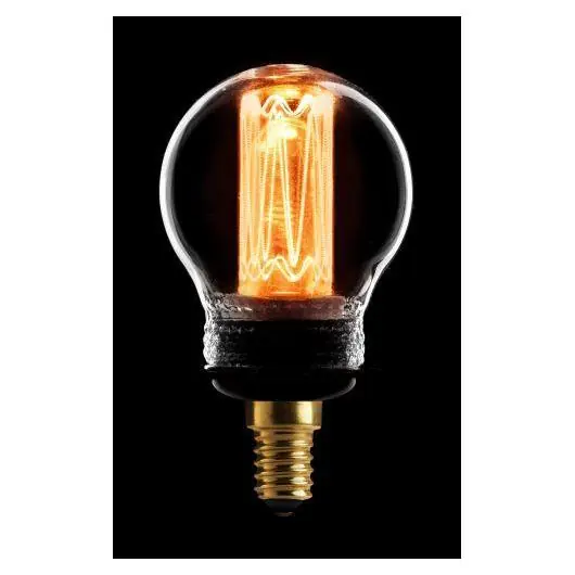 Led kooldraad kogel E14 2.3w/9w 2000k helder dimbaar 65L