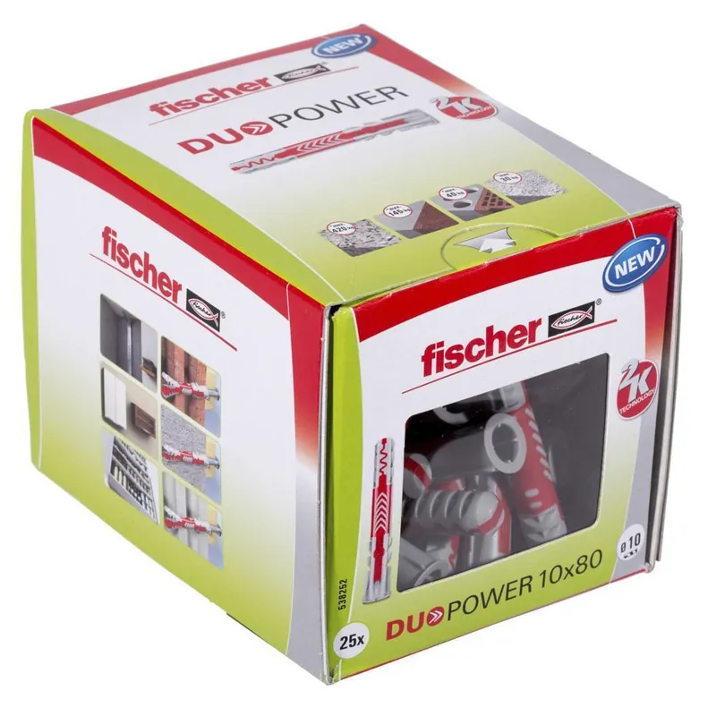 Fischer DUOPOWER 10x80 (25 stuks)