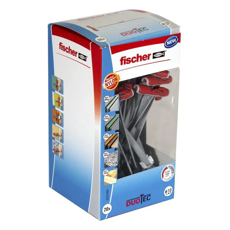 Fischer Hollewandplug DUOTEC 10 (20 stuks)