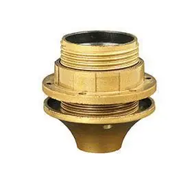 Fitting E27 + buitendraad goud +1 ring