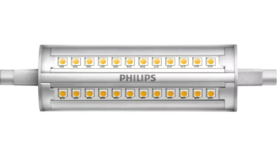 Philips LED staaflamp transparant R7s 14W (100W) koel wit dimbaar