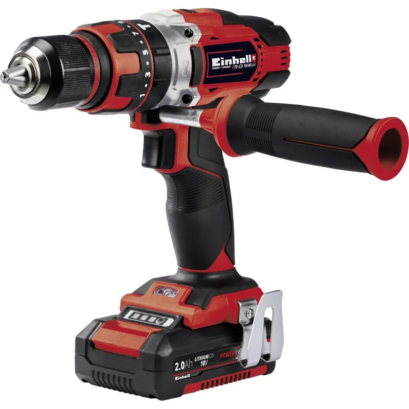 VLP Einhell Klopboor-/Schroefmachine 2 accu's Power X-Change TE-CD 18/48 Li-i Kit accu