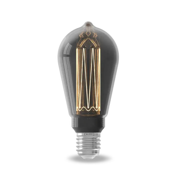 Calex LED Crown rustieklamp E27 3,5W titanium dimbaar