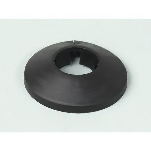 Maclean buisrozet zwart 22 mm. (2 stuks)