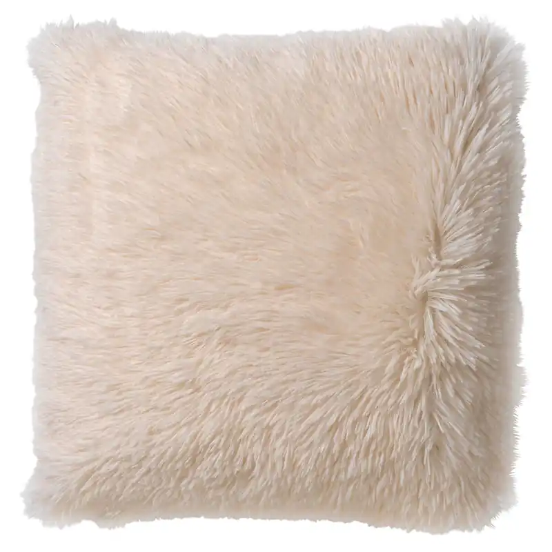 Dutch Decor sierkussen Fluffy Snow White 60×60 cm