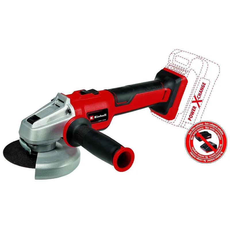 VLP Einhell haakse slijper Power X-Change Axxio 18/125 Q BL Solo accu