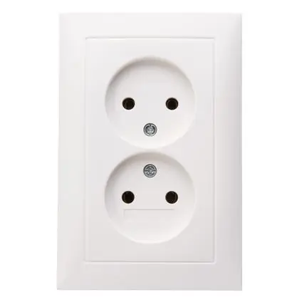 Berker S1 inbouw WCD dubbel Z-RA wit