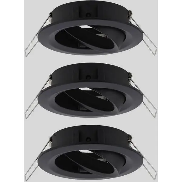 Paulmann Inblp Choose set van 3 spots zwenkbaar max 3x10W 230V 51mm zwart mat alu