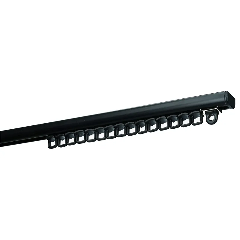 Complete set Subtile rail zwart 200cm 5pp