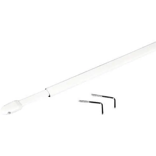 Intensions roede plat wit Vitrage 60-90cm 10pp (2 stuks)