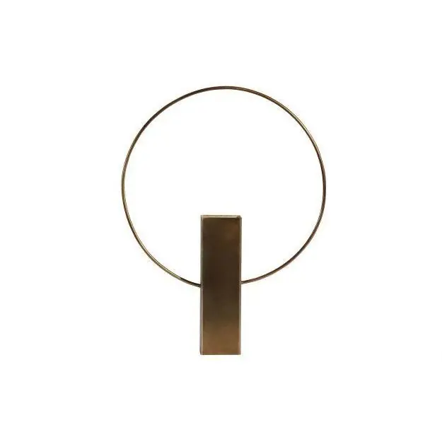 BePureHome Ring vaas metaal antique brass 40cm