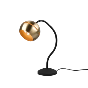 Trio tafellamp Fletcher binnen Messing mat