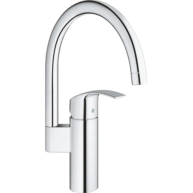 Grohe Eurosmart keukenmengkraan hoge uitloop