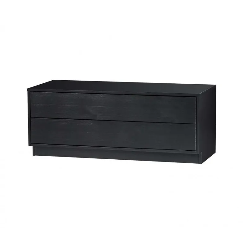 WOOOD Finca tv meubel 100cm grenen zwart
