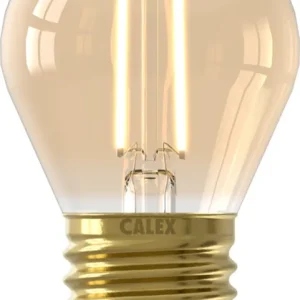 Calex LED kogellamp E27 3,5W goud dimbaar