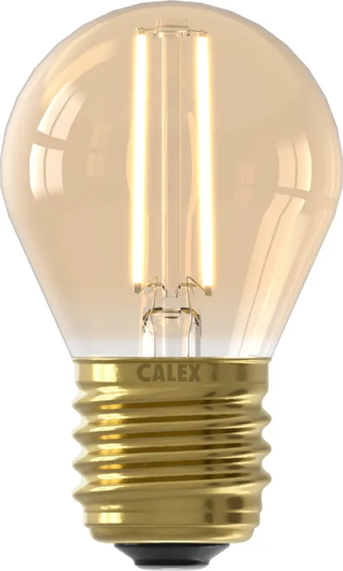 Calex LED kogellamp E27 3,5W goud dimbaar