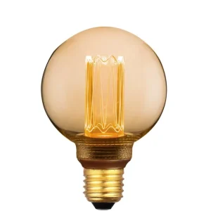 Eglo LED lichtbron E27 4,3W G80 amber dimbaar