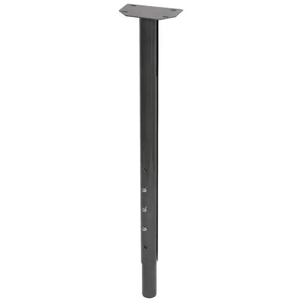 Duraline meubelpoot verstelbaar staal 3,5x64,5-74,5cm antraciet 4pp