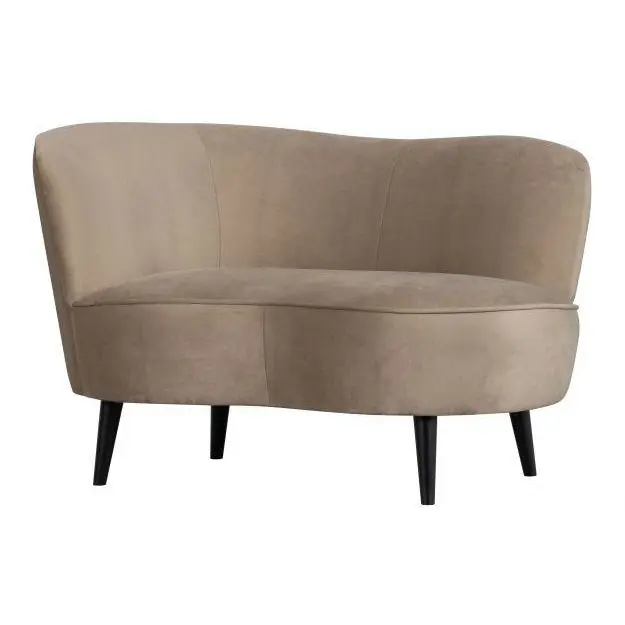 WOOOD Sara lounge fauteuil links khaki