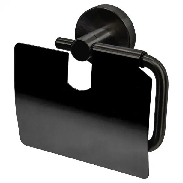 Haceka Kosmos toiletrolhouder met klep grafiet
