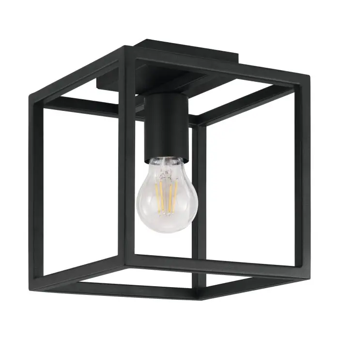 Eglo plafondlamp Blackcrown 1xE27 zwart