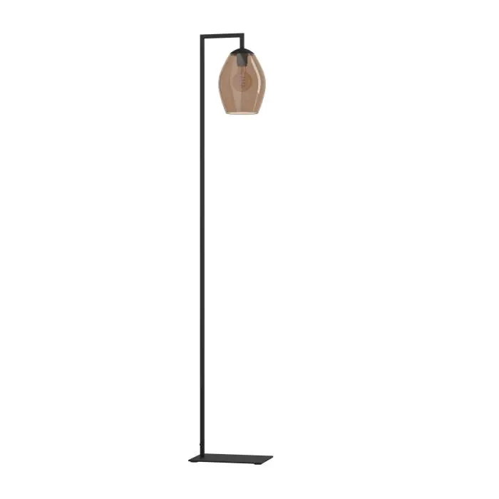 Eglo vloerlamp Estanys E27 zwart