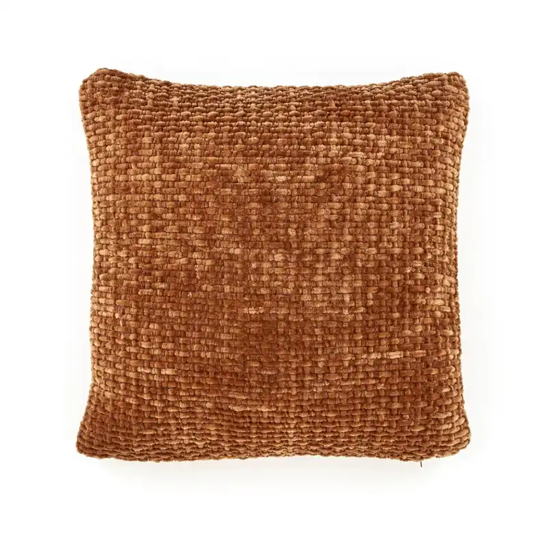 By-Boo sierkussen Hyde terracotta 50x50