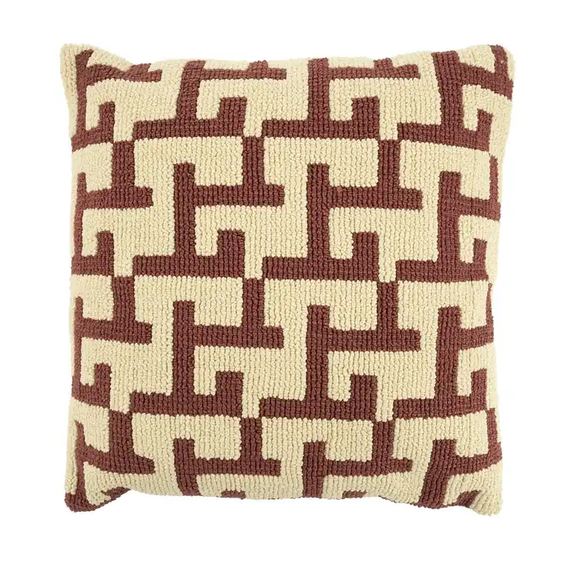 By-Boo sierkussen Ziggy burgundy 50x50
