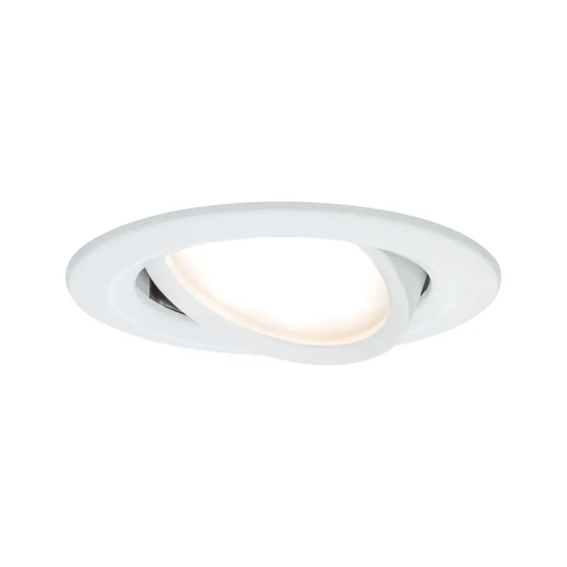 Paulmann Premium EBL set Coin Slim dim rond zwb LED 1x6,8W 2700K 230V 51mm wit mat/alu