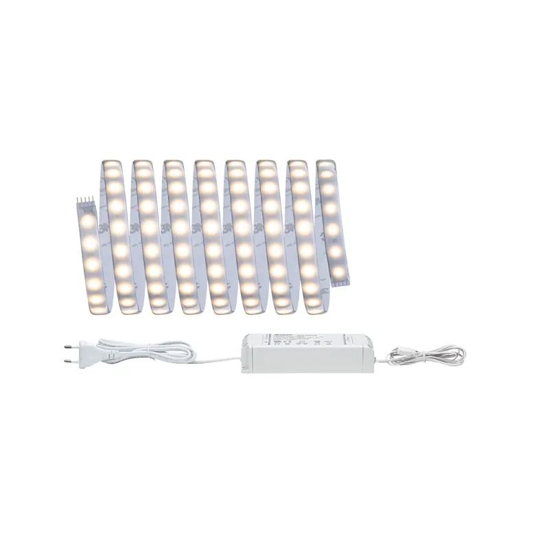 MaxLED 500 basisset 3m warmwit 20W 230/24V 36VA zilver kst