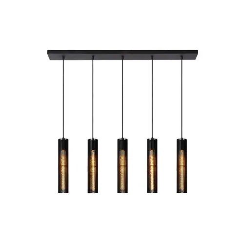 Lucide hanglamp Lionel 5xE27 zwart
