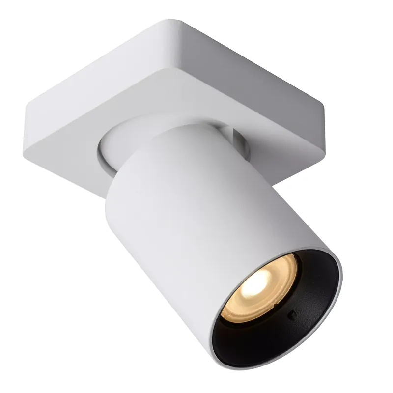 Lucide Nigel plafondspot LED Dim to warm GU10 1x5W wit