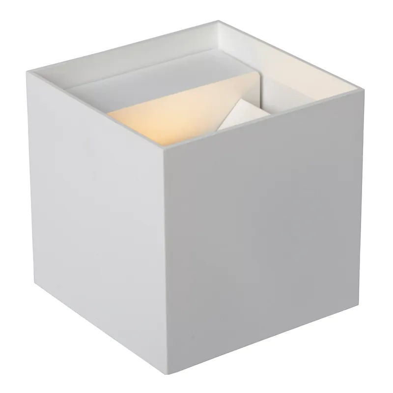 Lucide Axi wandspot Vierkant Badkamer Led wit