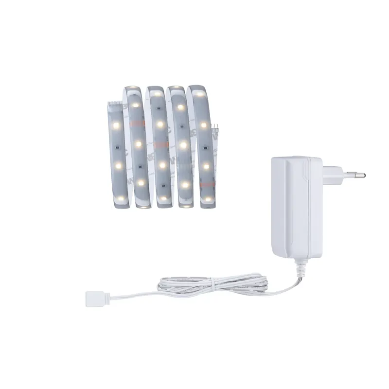 MaxLED 250 basisset 1,5m warmwit IP44 Afdekking 2700K 6W 230/24V Zilver