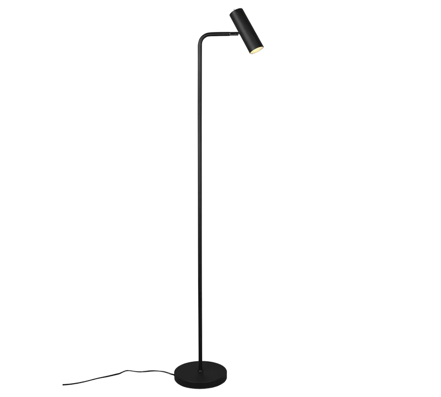 Trio vloerlamp Marley GU10 mat zwart