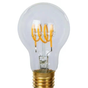 Lucide A60 filament lamp 6cm LED dimbaar E27 1x5W 2700K transparant